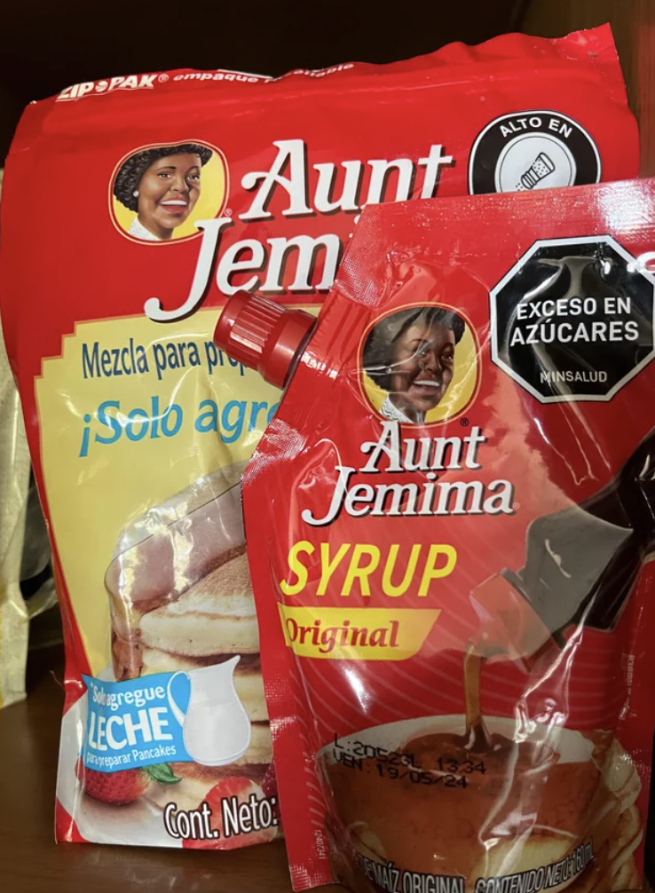 The Aunt Jemima brand still exists in Colombia.