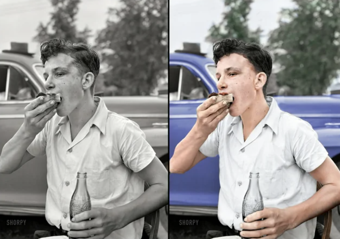 July 1942, Hayti, Missouri. Cotton Carnival picnic.