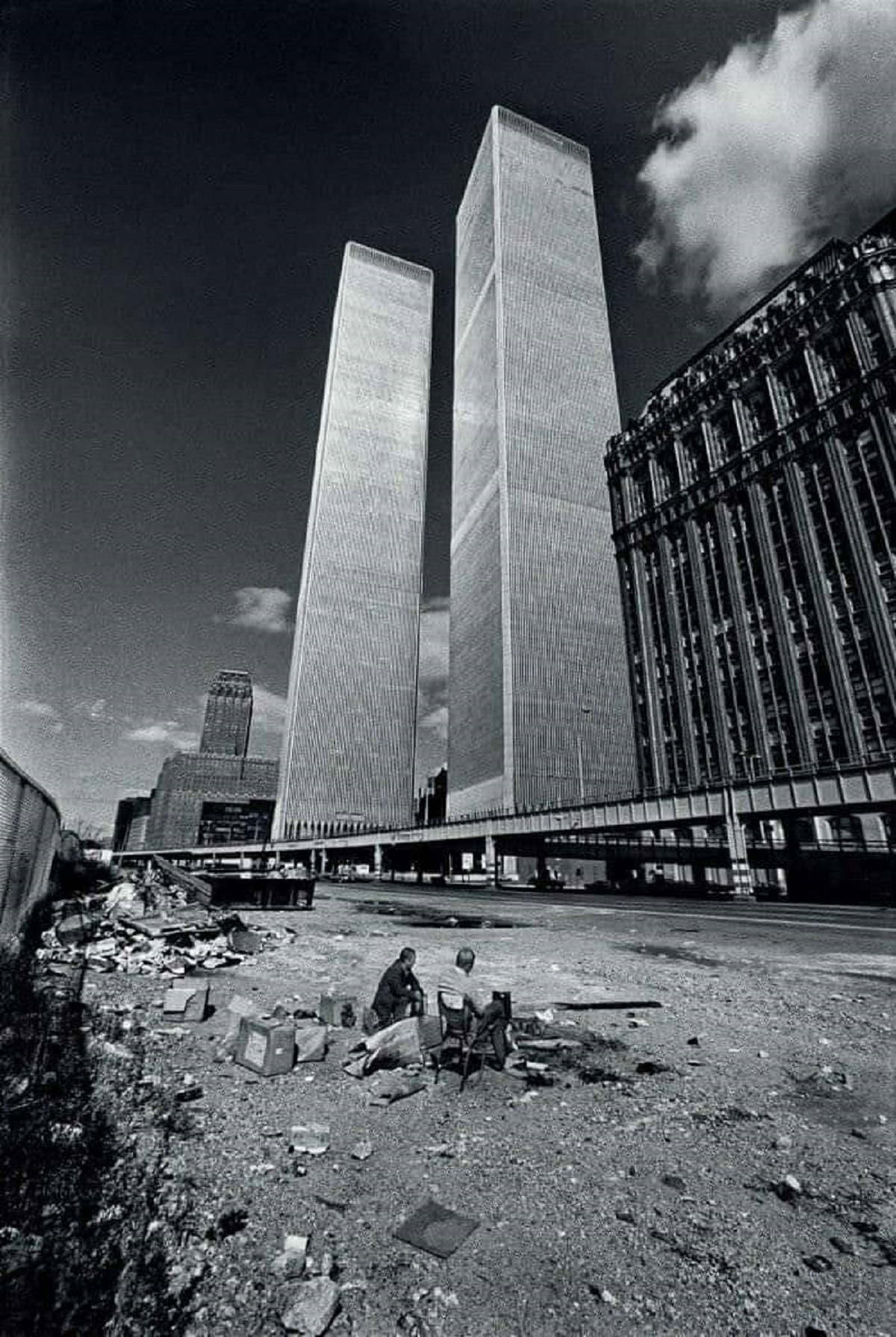 Newly Completed World Trade Centre, 1973
