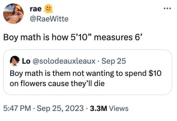 'When 4 Inches Becomes 7': Women Are Dunking On Men For Their 'Boy Math'