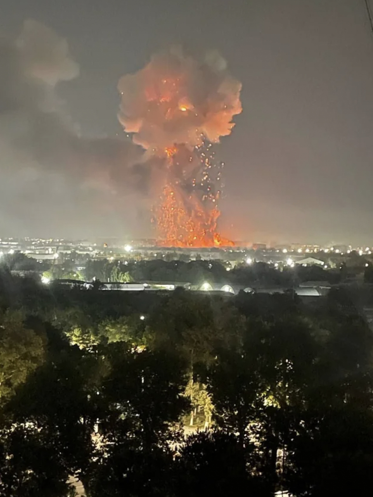 Massive explosion rocks Tashkent, capital of Uzbekistan.