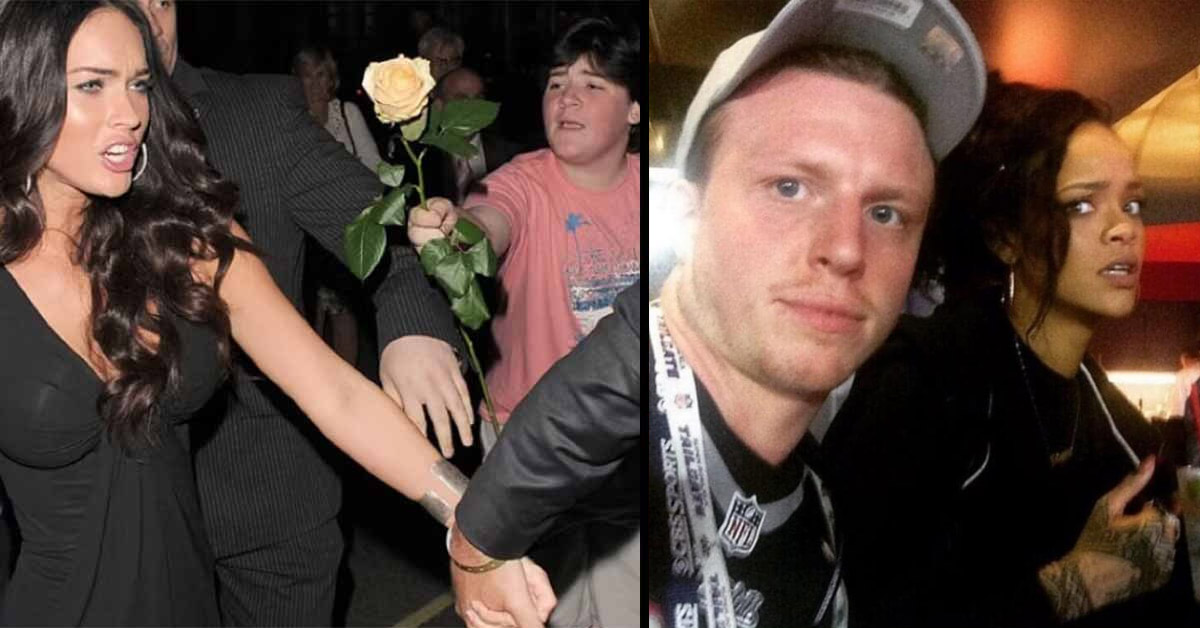 19 Cringey Times Awkward Dudes Met Female Celebrities