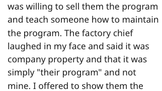 Experienced Factory Employee Gets Fired While Trying to Help the Company, So He Takes His Genius Ideas With Him