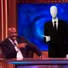 A.I.–Generated Steve Harvey Drowns His Sorrows After Being Chased Through the Forest By a Cryptid