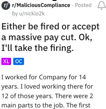 Loyal Employee Gets Asked to Choose Between Pay Cut or Firing – Chooses the Firing and Then Wins Wrongful Termination Lawsuit
