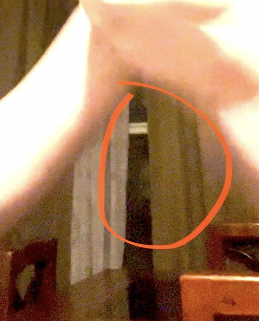 I was recording a video to show one of my pals how I cracked my knuckles because I knew they hate the sound of it. However, as I sent the video, they pointed out the “person” at my window. At first I thought they were playing around until I got to see the video, it was blinking. I showed my brother the video and he believed me immediately saying that he has seen that creature before, peeking at him sometimes from the corners of the hall.