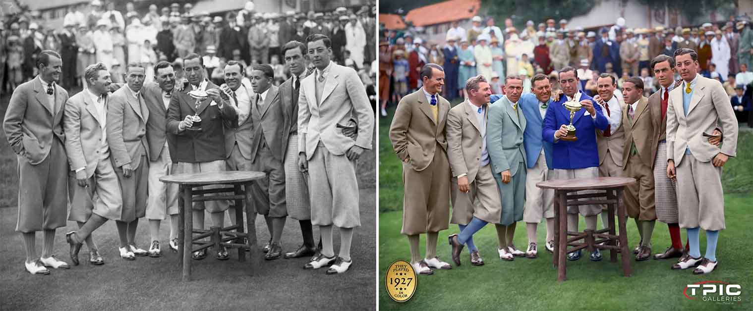 The first Ryder Cup Team USA, in 1927.