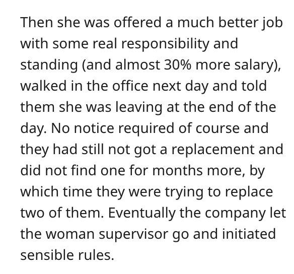 Boss Fires Secretary for Following the Rules, But  Has to Keep Her On For Months