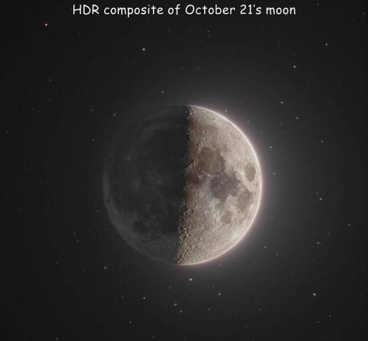 atmosphere - Hdr composite of October 21's moon