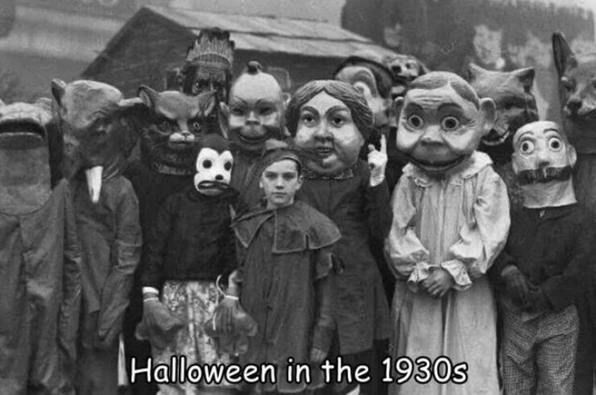 historic halloween costumes - Halloween in the 1930s