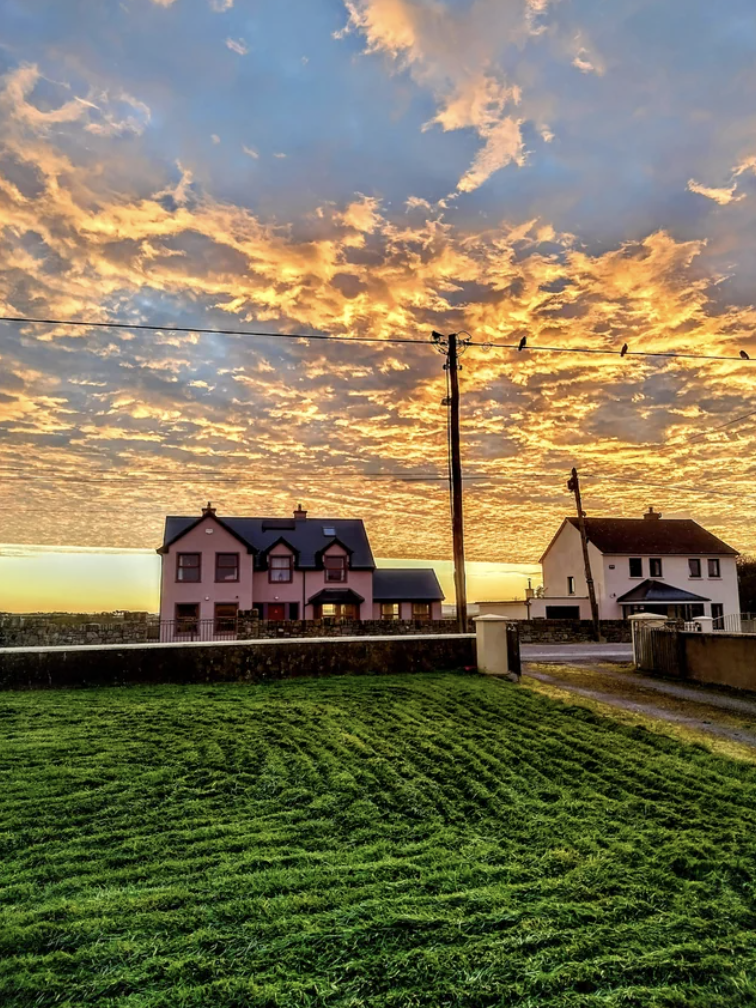 "Amazing sky in Southwest Ireland this morning."
