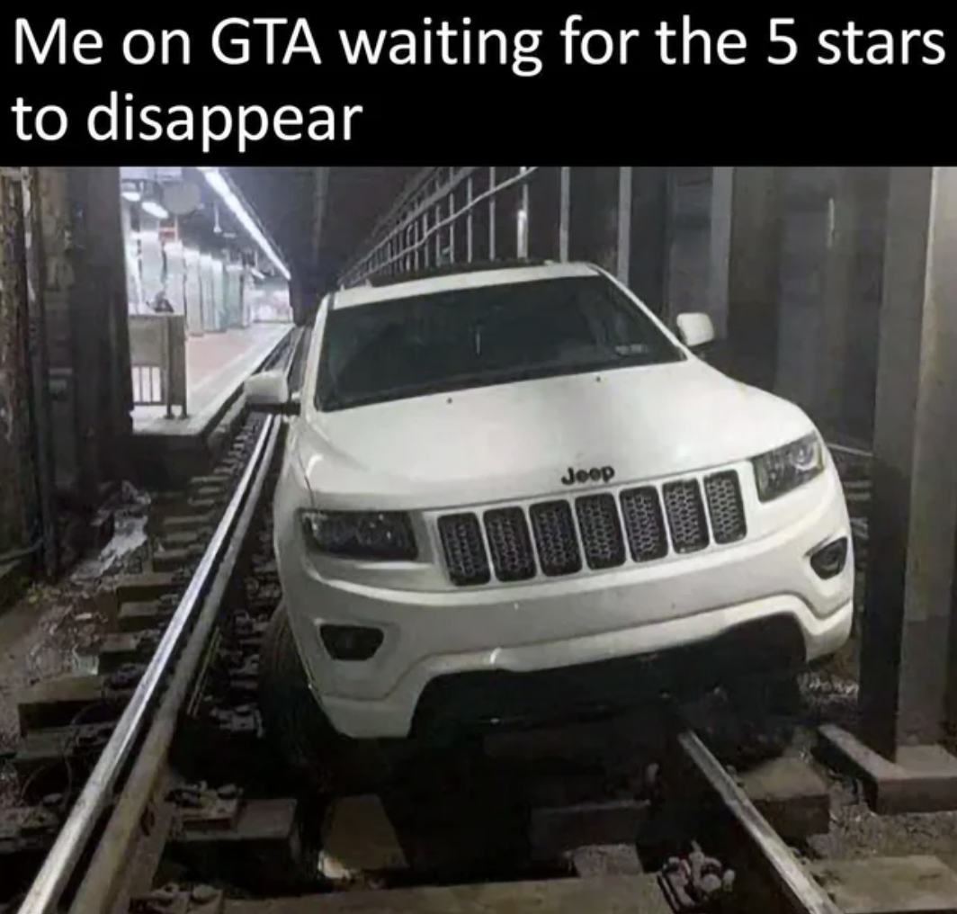 bumper - Me on Gta waiting for the 5 stars to disappear Jeep