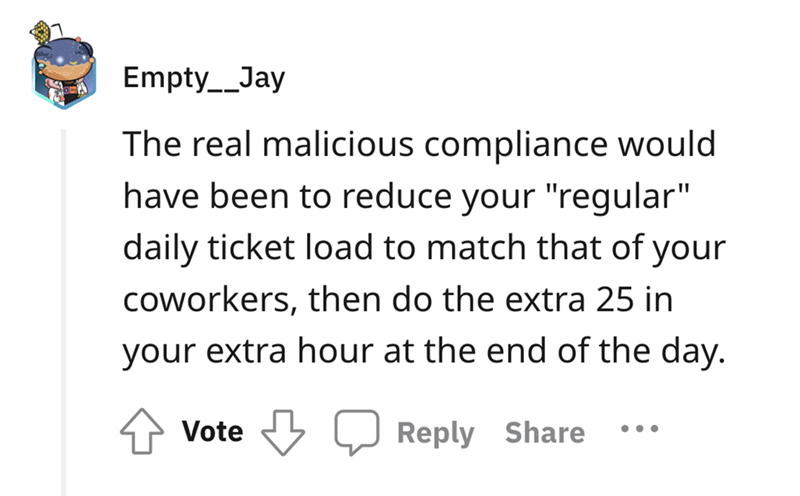 Boss Forces Skilled Employee to Work Overtime, So Employee Uses His Skills to Do Nothing