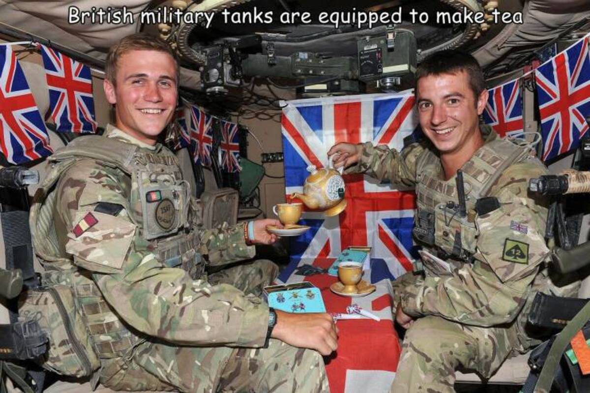 british tank tea - British military tanks are equipped to make tea Coll Nv V