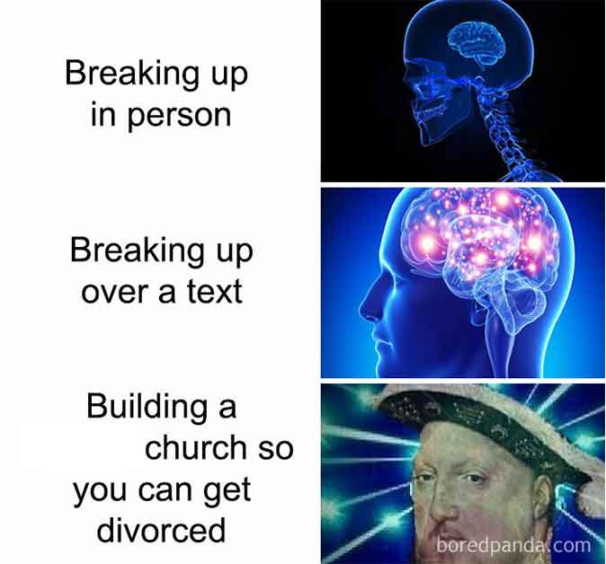 neurologist - Breaking up in person Breaking up over a text Building a church so you can get divorced boredpanda.com