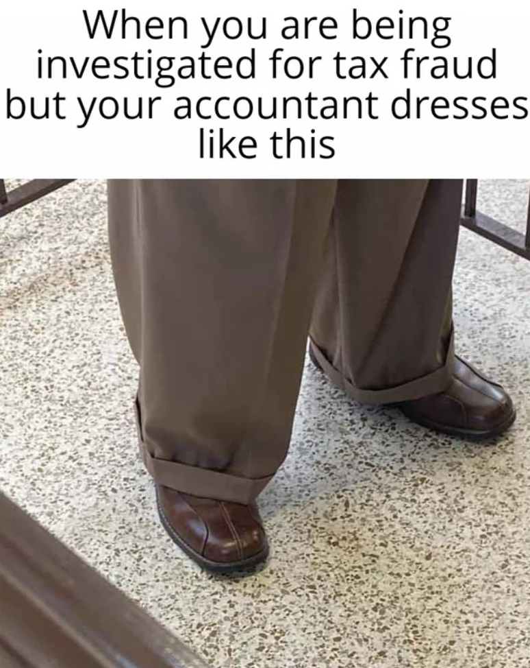 independence palace - When you are being investigated for tax fraud but your accountant dresses this