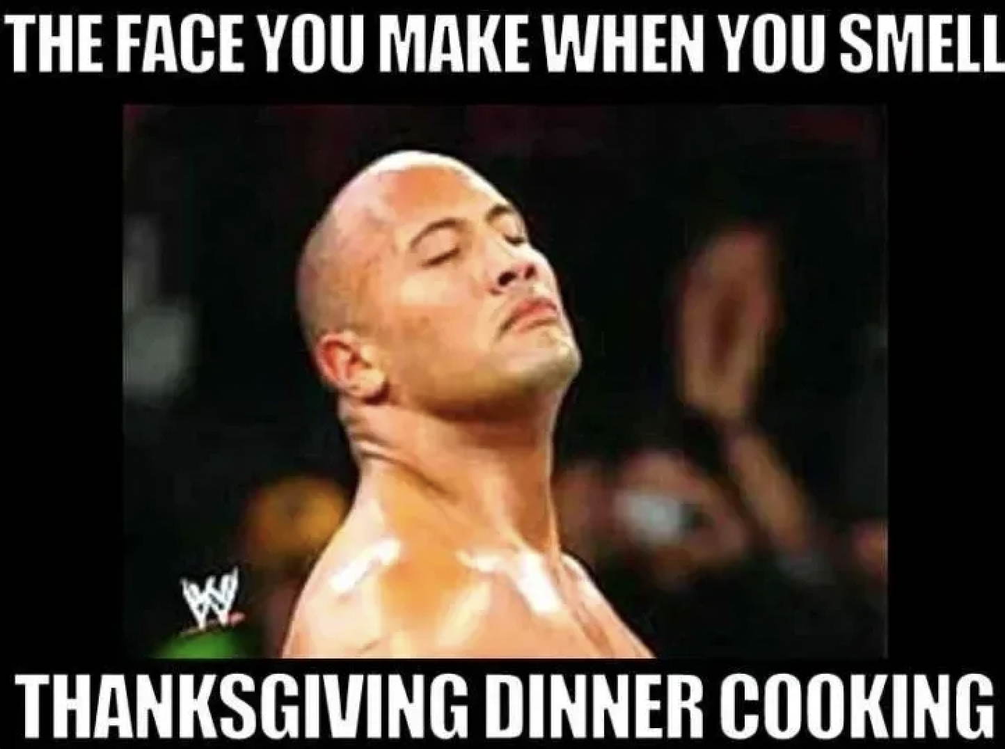 photo caption - The Face You Make When You Smell Thanksgiving Dinner Cooking