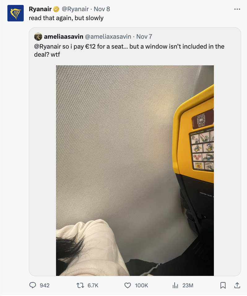 25 Funny Ryanair Tweets to Get You Where You're Going For Cheap
