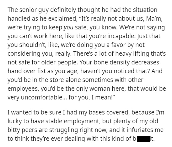 Manager Mistakes Customer for Interviewee and Reveals Company Breaking the Law