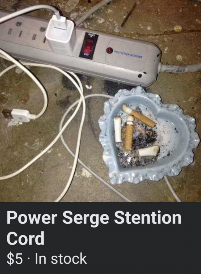 electronics - Power Serge Stention Cord $5. In stock