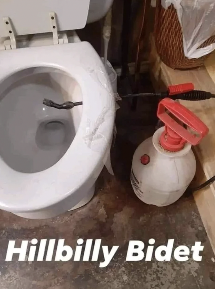 funny bidet memes - Hillbilly Bidet