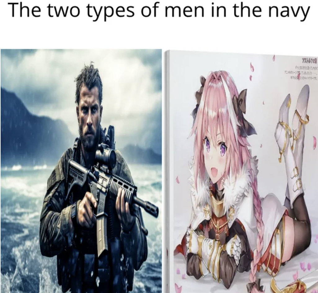 costume - The two types of men in the navy 767 habe