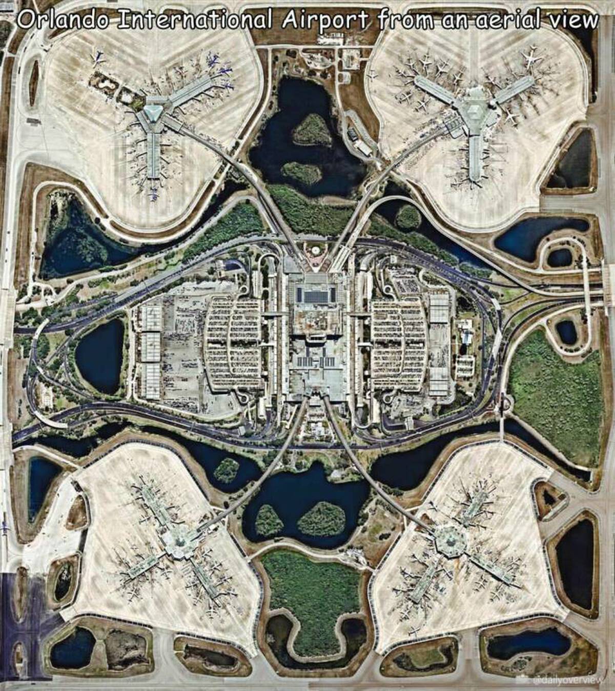 map - Orlando International Airport from an aerial view Acture 200 gidailyoverview