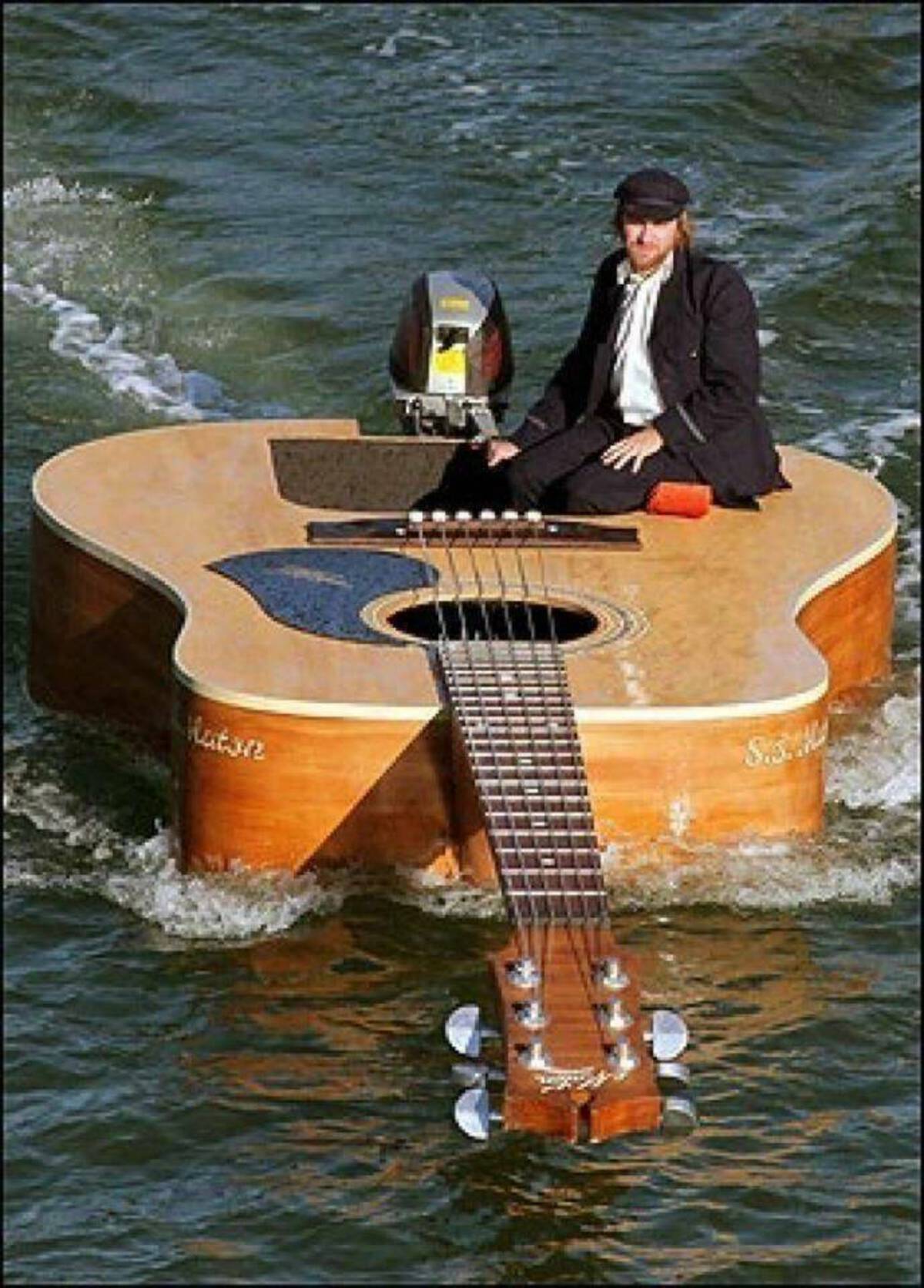 guitar boat