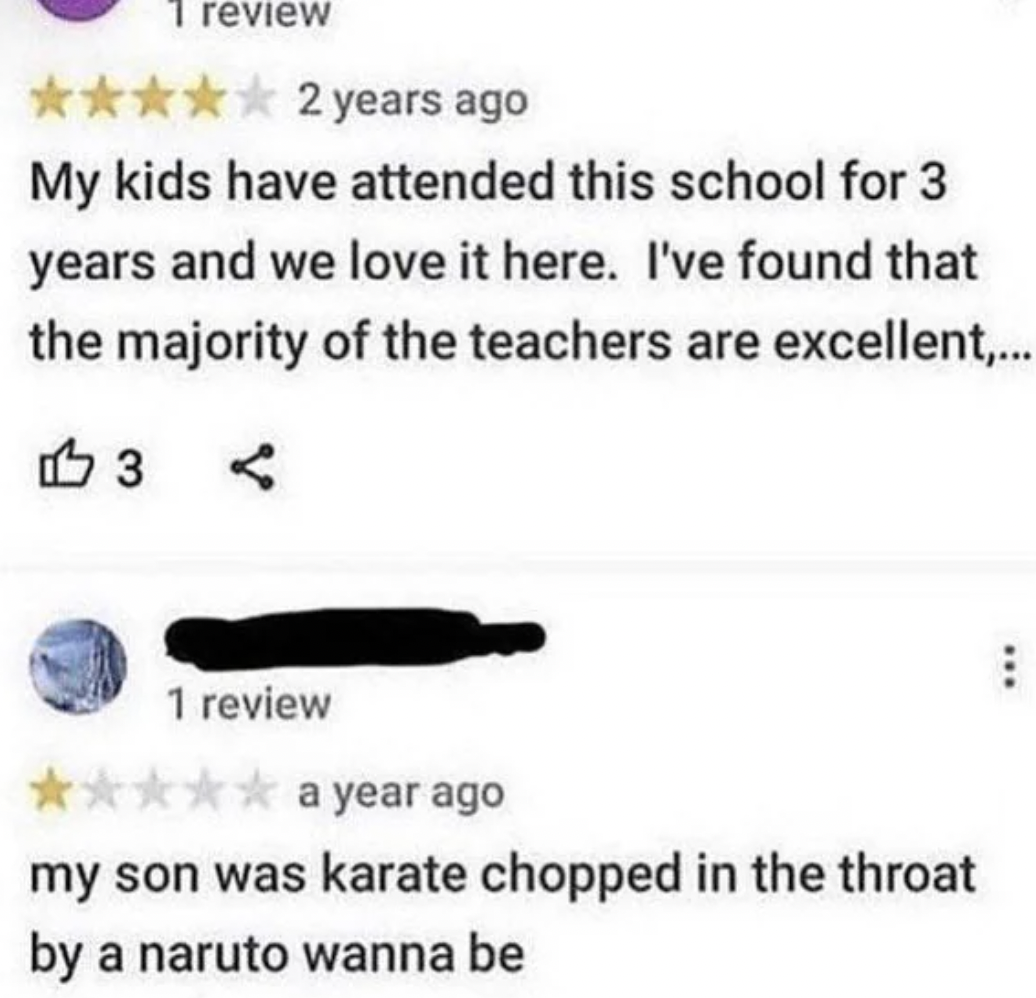 paper - 1 review 2 years ago My kids have attended this school for 3 years and we love it here. I've found that the majority of the teachers are excellent,... 3 1 review a year ago my son was karate chopped in the throat by a naruto wanna be