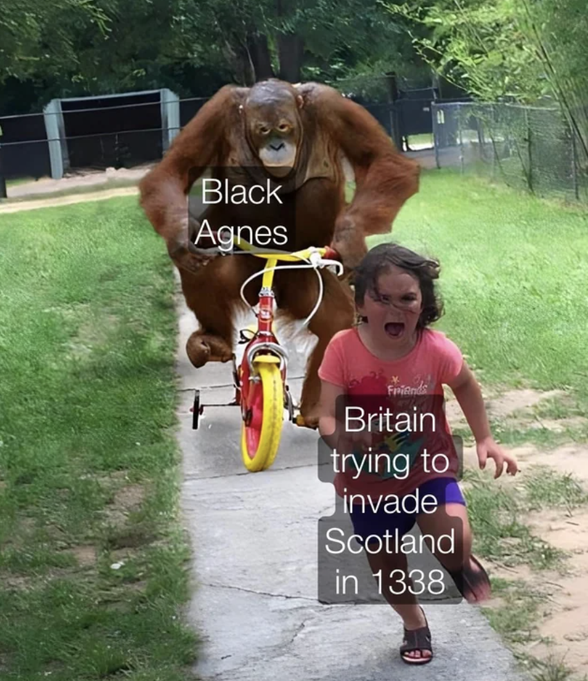 Black Agnes Britain trying to invade Scotland in 1338