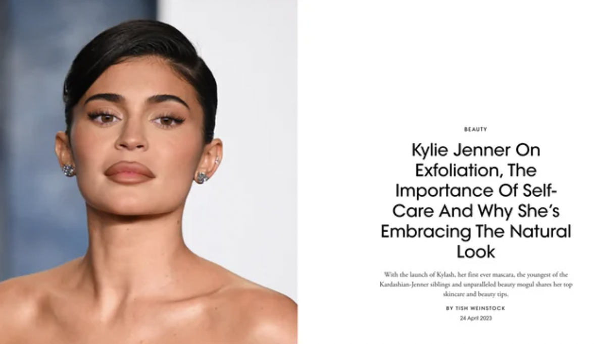 kylie jenner - Beauty Kylie Jenner On Exfoliation, The Importance Of Self Care And Why She's Embracing The Natural Look With the launch of Kalah, her fine ever macars, the youngest of the Kandhi Jelings and unparalleled beauty mugul shaher top By Tish Wei