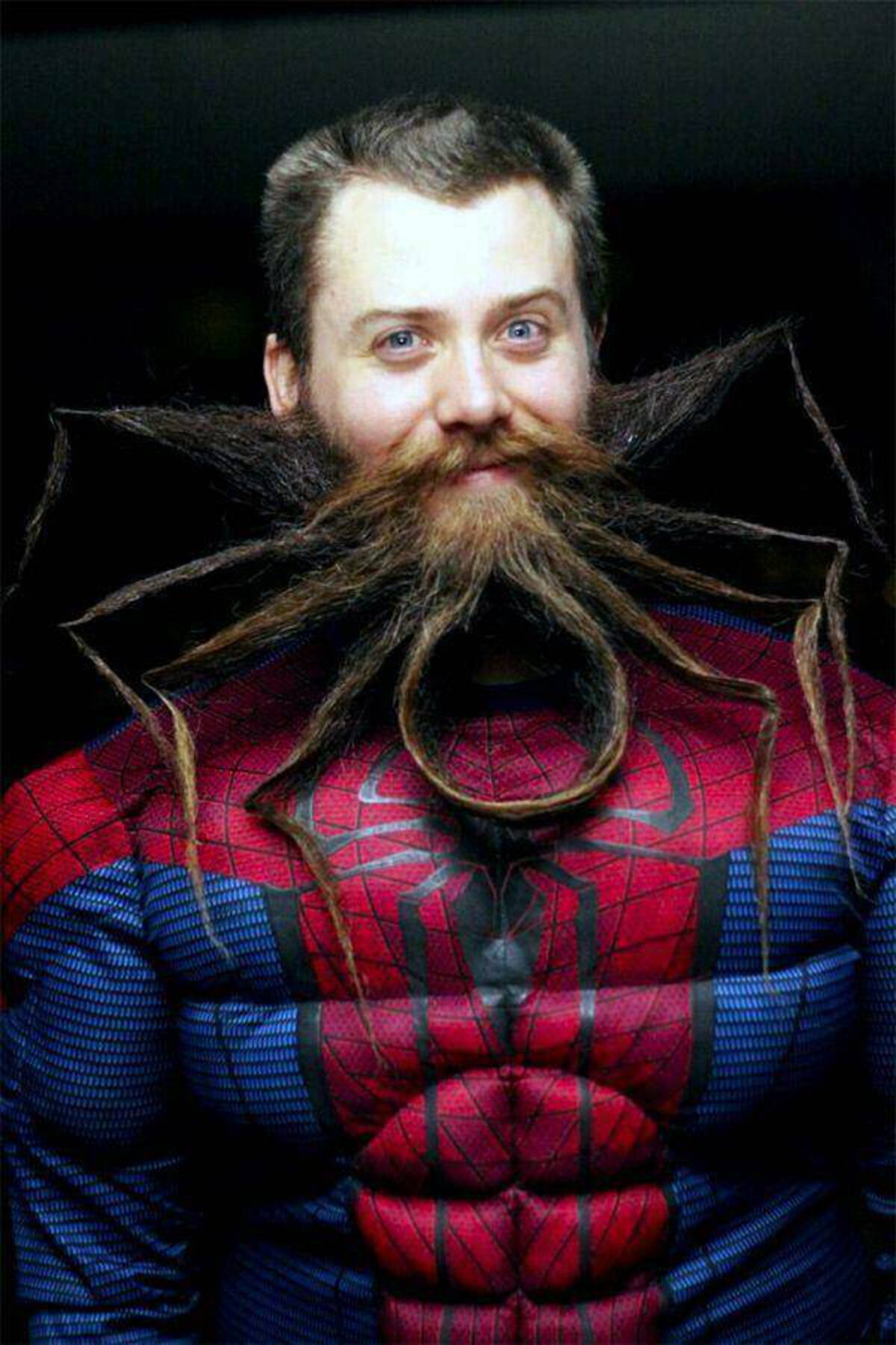 cool random pics - bearded spiderman