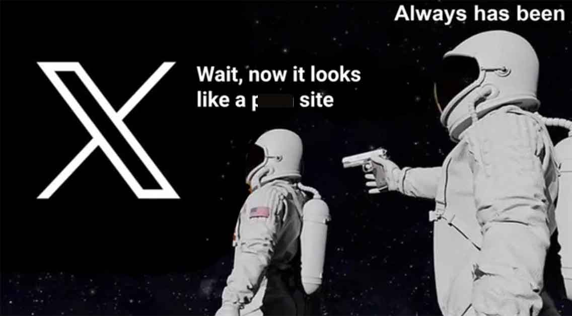 astronaut - X Wait, now it looks a p site Always has been