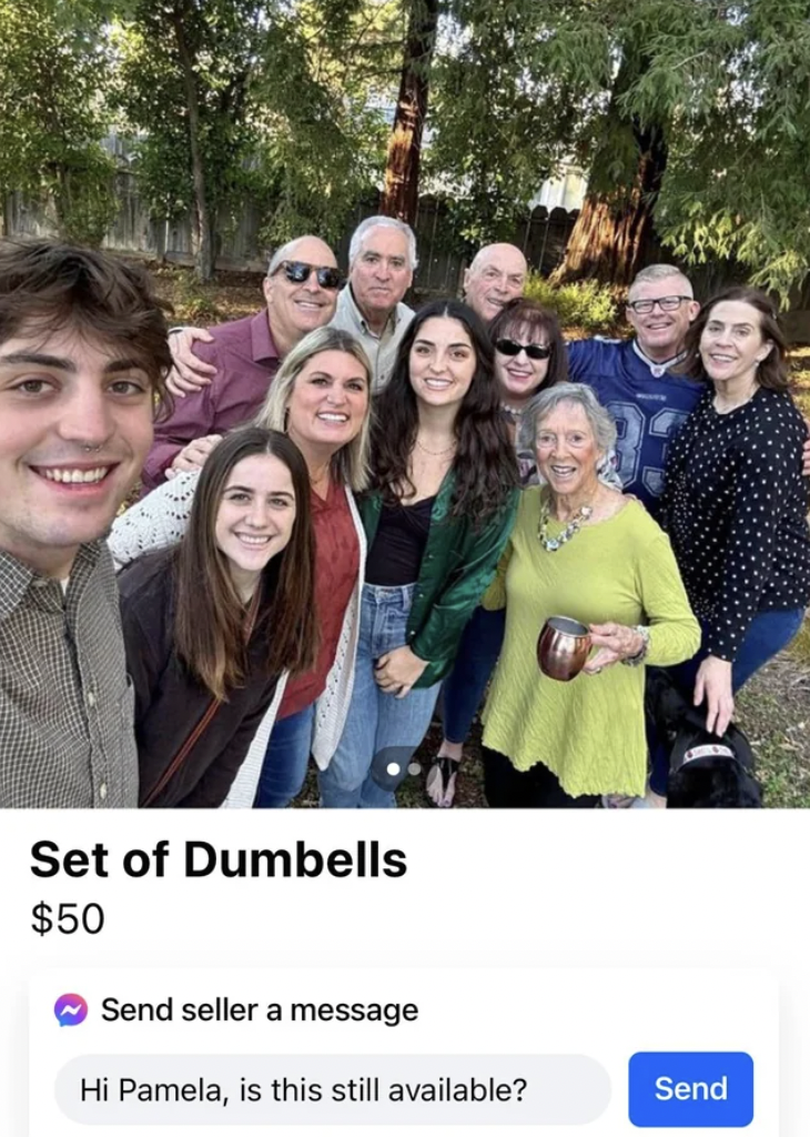 social group - Set of Dumbells $50 Send seller a message Hi Pamela, is this still available? Send