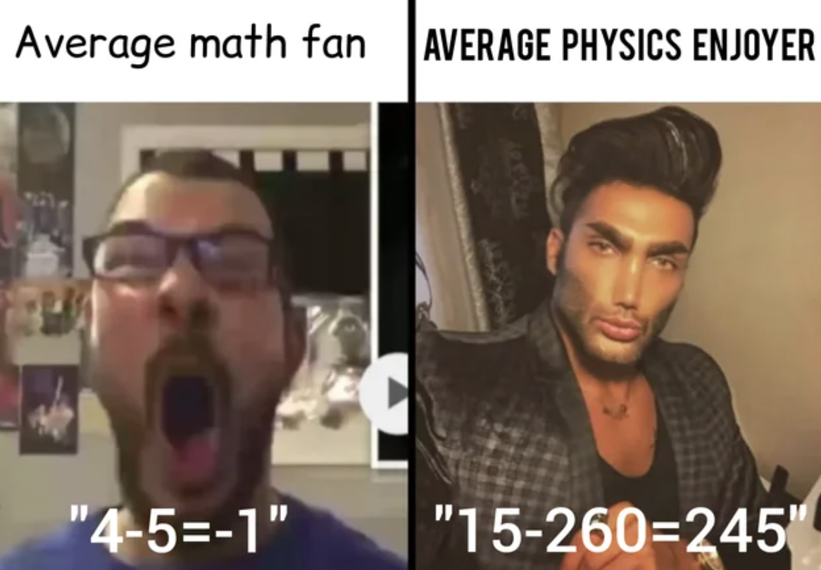average anime enjoyer - Average math fan Average Physics Enjoyer "451" "15260245"