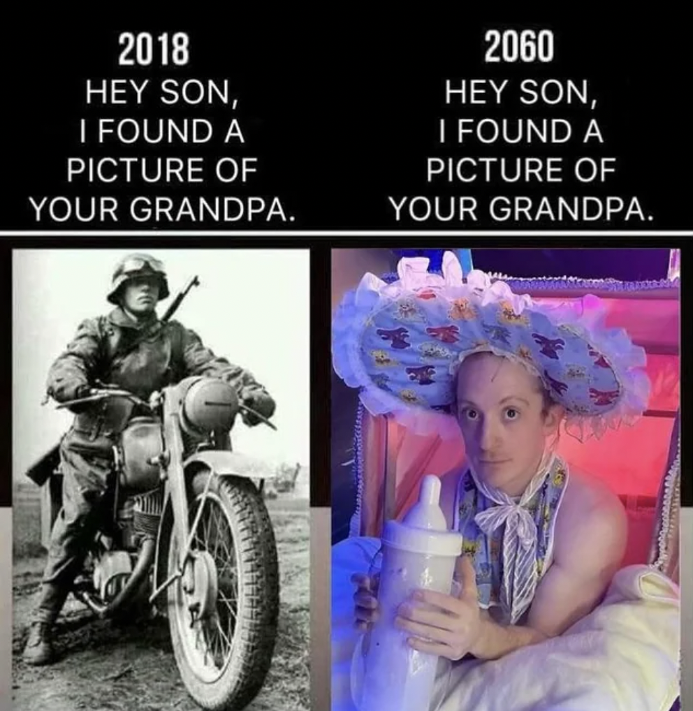 photo caption - 2018 Hey Son, I Found A Picture Of Your Grandpa. 402 2060 Hey Son, I Found A Picture Of Your Grandpa.