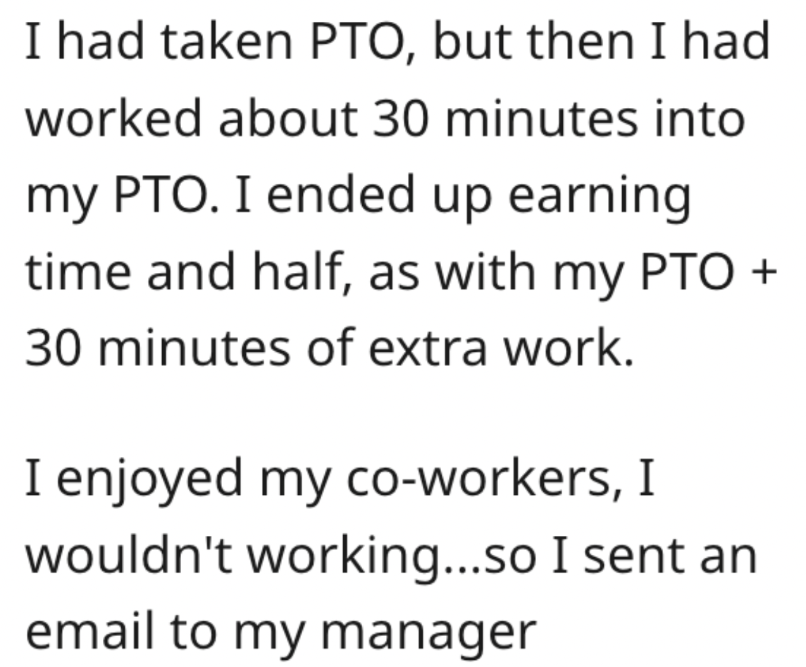 twitter account suspended email - I had taken Pto, but then I had worked about 30 minutes into my Pto. I ended up earning time and half, as with my Pto 30 minutes of extra work. I enjoyed my coworkers, I wouldn't working...so I sent an email to my manager