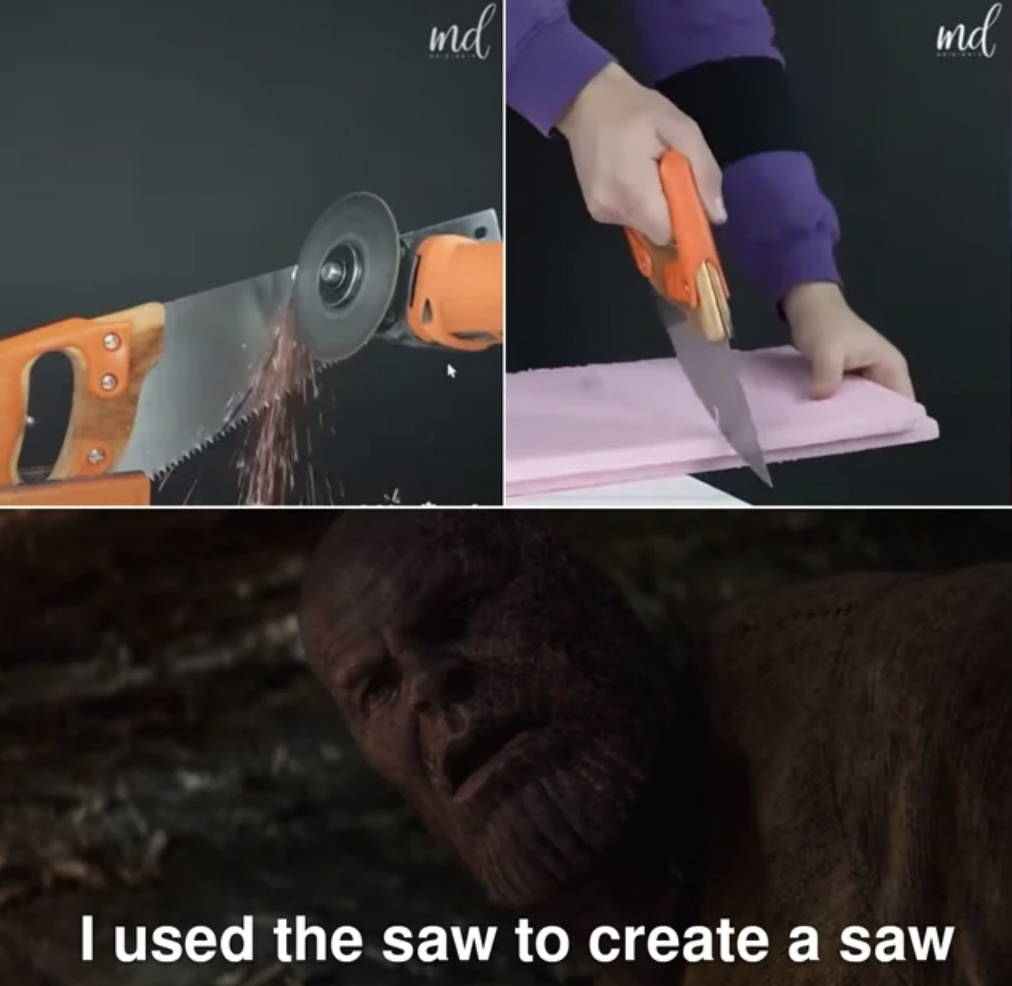 photo caption - ind mnd I used the saw to create a saw