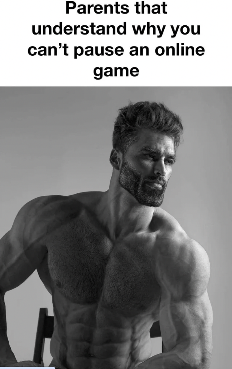 bodybuilding - Parents that understand why you can't pause an online game