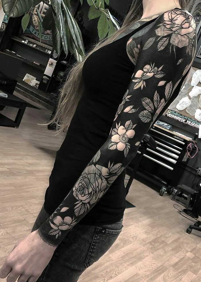 awesome tattoos - blast over sleeve - Tattoo Home Sen halith Rede Tildeath Husky