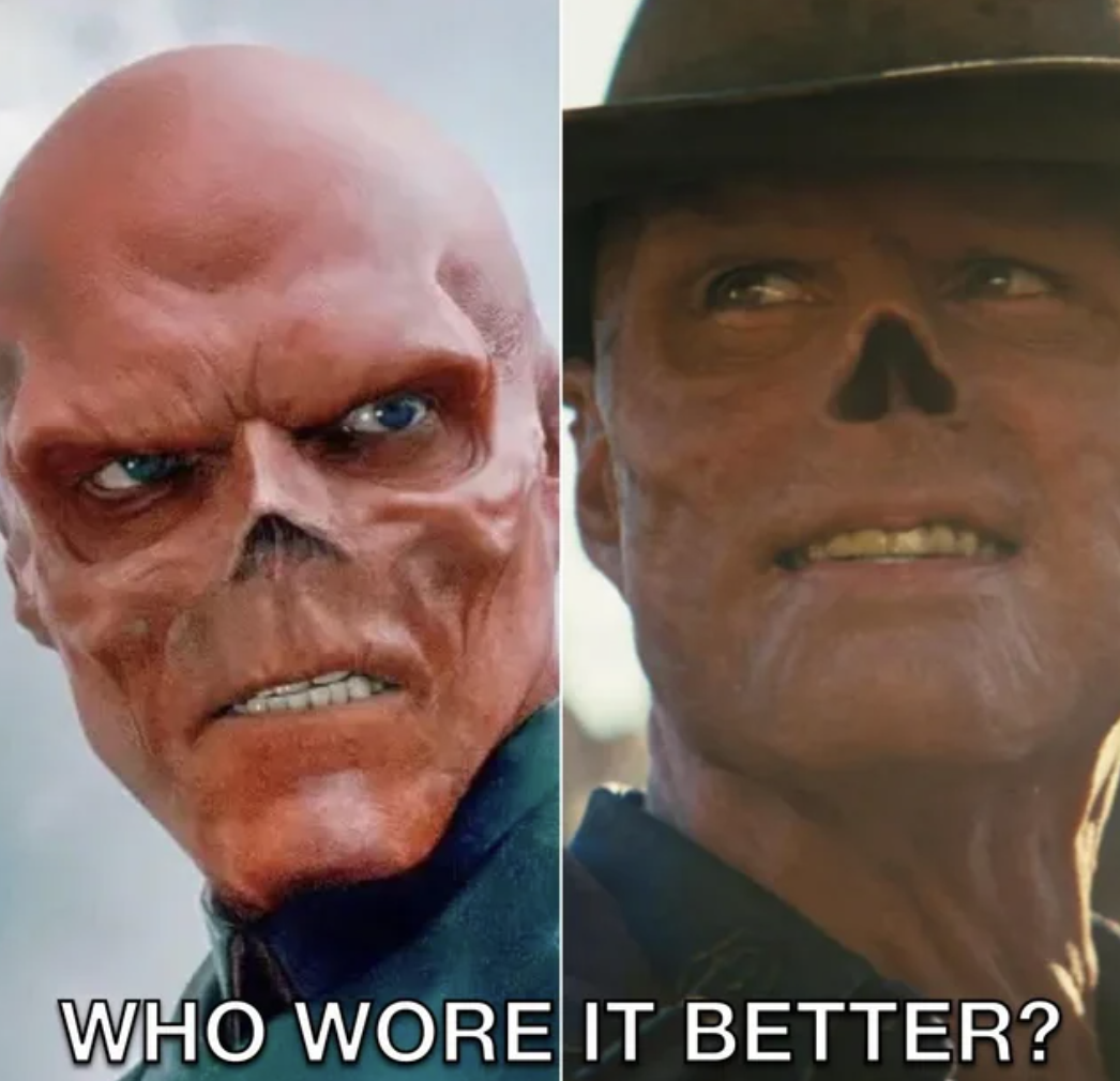 hail hydra red skull - Who Wore It Better?