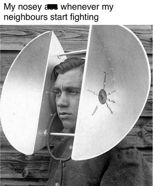old hearing aids - My nosey aus whenever my neighbours start fighting Aten