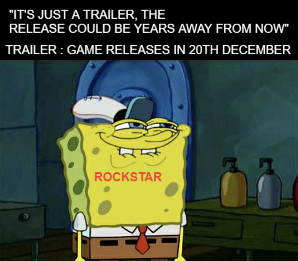 poster82 - "It'S Just A Trailer, The Release Could Be Years Away From Now" Trailer Game Releases In 20TH December Rockstar