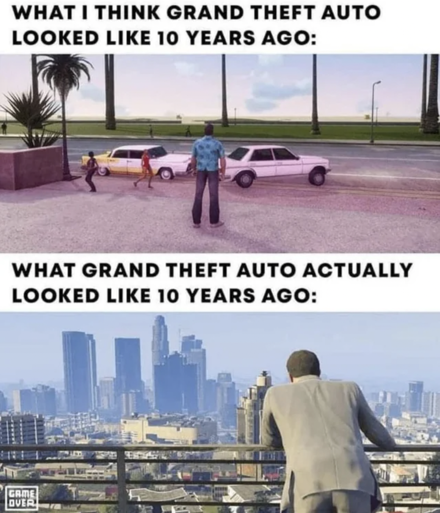 los santos gta - What I Think Grand Theft Auto Looked 10 Years Ago What Grand Theft Auto Actually Looked 10 Years Ago Game Over