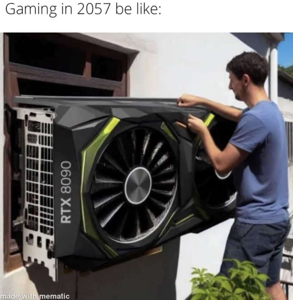 rtx 8090 - Gaming in 2057 be Rtx 8090 made with mematic