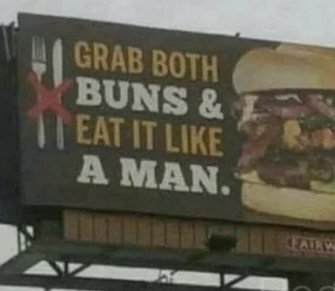billboard - Grab Both Buns & Teat It A Man. Failw