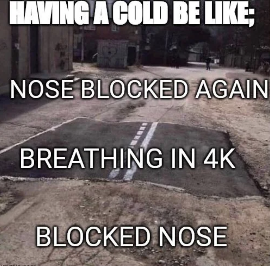 floor - Having A Cold Be ; Nose Blocked Again Breathing In 4K Blocked Nose