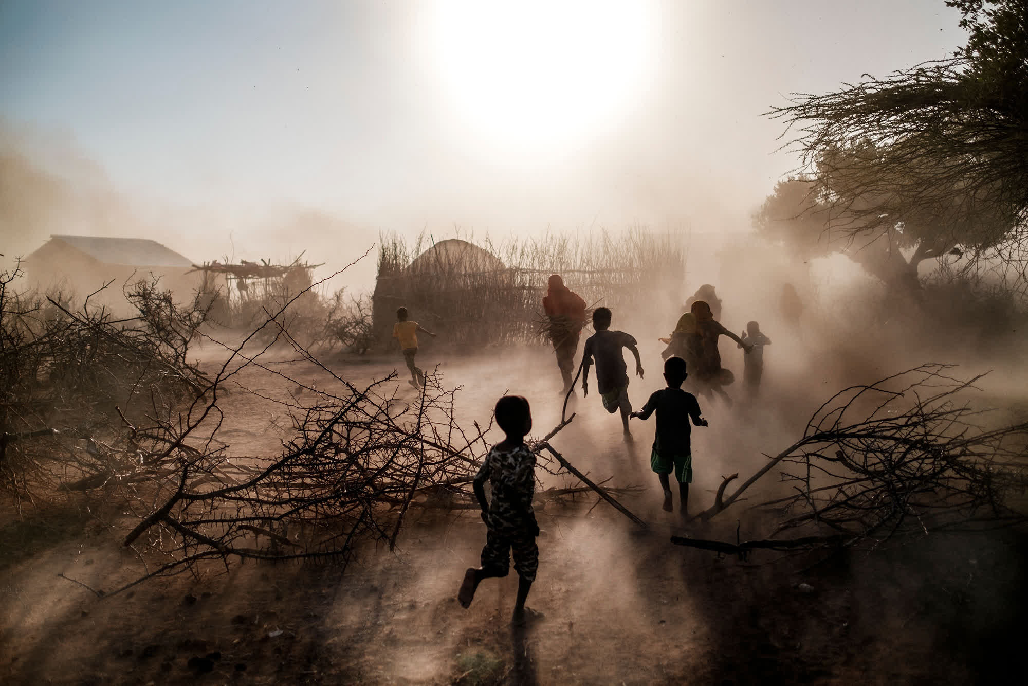 children displaced due to climate change