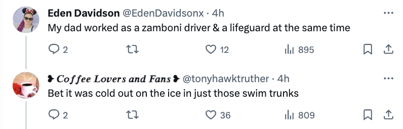 Every Man's Dream Job is Being a Zamboni Driver