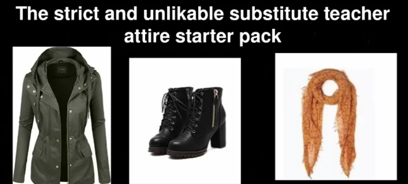 jacket - The strict and unlikable substitute teacher attire starter pack
